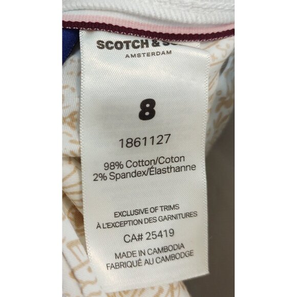 Scotch & Soda White High Rise Slim Jeans NWT Women’s Designer Denim - Picture 9 of 13